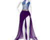 royal purple gown
