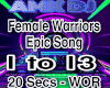 Female Warrior Epic Song
