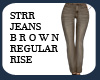 STRR JEANS BROWN