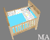 -MA-Babyboy Crib Blue