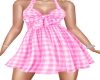 Pink Checked Dress