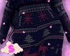 L.  Xmas Blue Pants