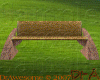 A Rustic Red Pose Bench