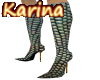 -K- Rainbow Lzrd Boots