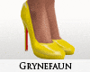 Loub yellow heels