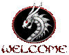 dragon welcome sticker