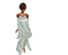 bridesmaid seafoam dress