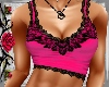 Pink Lacy Tank