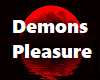 Demon Pleasure Info sign