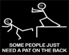 Pat On Back Poster