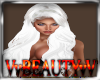 Asha)WHITE LONG BEAUTY