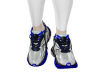 WHITE RUNNERS BLUE