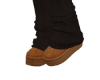 BM Knit Legwarmers Brown