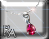 (RA) Pink Ruby Necklace