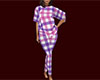 Pink Purple PJs Medium F