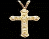 Gold Jesus cross