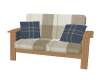 Summer Plaid Sofa 