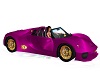 Purple Car Sexy Poses