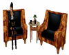 Gold Coffeehouse Chairs