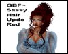 GBF~ Sassy Updo Red