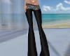 Snow Leopard Black Pants