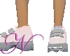 ~N~ Pink/Gray Ankleclogs