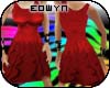 *E* red lovers dress