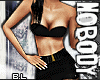 BL| Black Bra Top