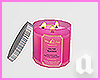 Blossom glitter candle