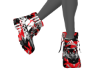 *AD!DAS Red/B/WCamoBoots