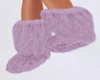 Lavender Furry Boots