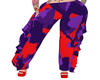 red/purple camo pants