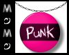 Punk Necklace Pink