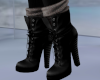 Black Winter Sock Boots