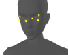 Heart Glitter Eye/Yellow