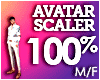 AVATAR SCALER 100%-100