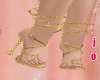 GOLD METALIC HEELS