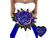 RWB Bridesmaid Bouquet
