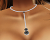 Necklace Onyx & Diamond