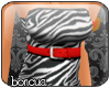 [B] Zebra top w/Red belt