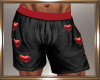 Black Heart Shorts