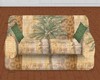 [1865]Safari Palm Couch