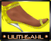 LS~Royal  Yellow Heels
