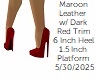 [BB] Office Shoes Maroon
