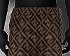 Brown Denim Pants