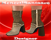 HS-Brown Yanne Boots