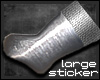 SP* STOCKING silver (1)L