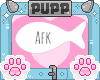 🐾 AFK Fish Head Sign