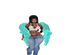 Ziva Teal Fur