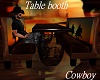 Country table booths